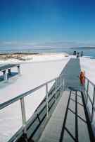 Our docks. All covered in ice.